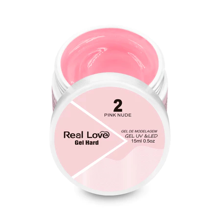 Gel Hard Real Love 15ml UV LED Para Alongamento De Unhas Profissional Variação:02