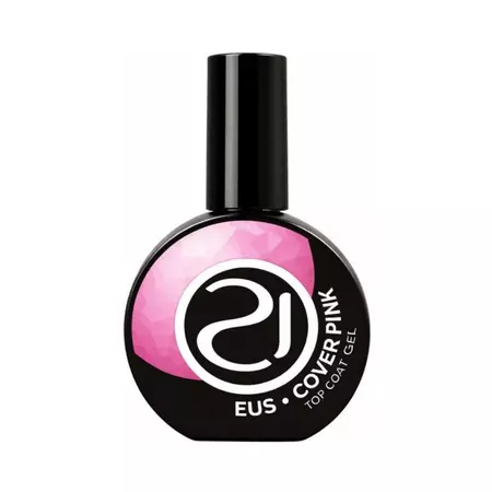 Top Coat Nails 21 Eus 12ml UV LED Cover Clear Shimmer Finalizador Para Unhas Variação:Cover Pink