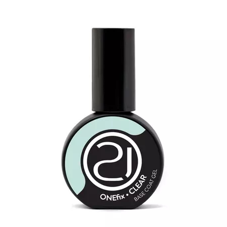Capa Base OneFix 12ml Para Unhas Fiber Milky Pink Clear Variação:Clear
