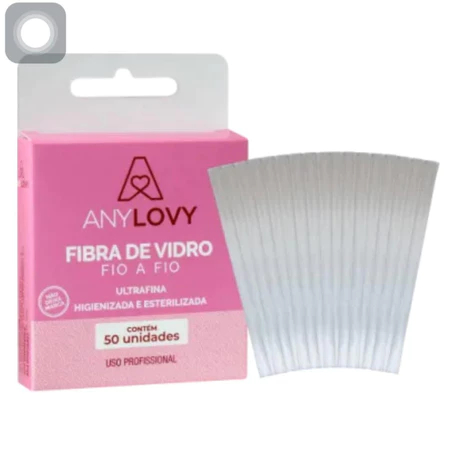 Fibra De Vidro Any Lovy Para Alongamento De Unhas 50 Tufos 5 Metros Nail Designer Variação:50 Tufos