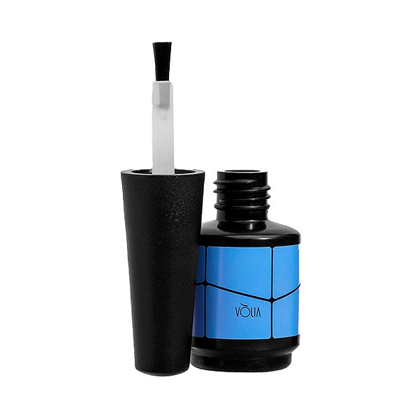 Frasco Eco Silk Vólia 10ml Reutilizável Para Gel Base Top Coat Preparadores Variação:Azul