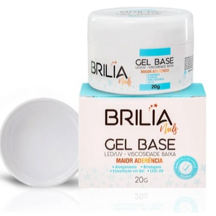 Gel Brilia Nails 25g UV LED Para Alongamento De Unhas Control Autonivelante Variação:Gel Base