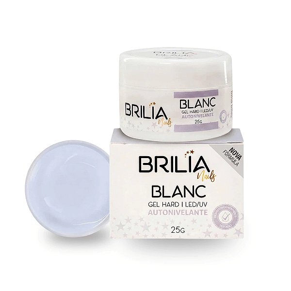 Gel Brilia Nails 25g UV LED Para Alongamento De Unhas Control Autonivelante Variação:Autonivelante Blanc