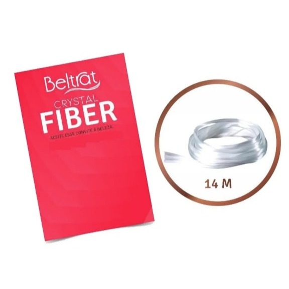 Fibra Crystal Fiber Beltrat Para Alongamento De Unhas 7m 14m Nail Designer Variação:14 Metros