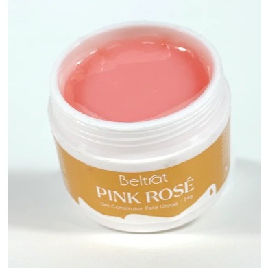 Gel Construtor Beltrat 14g UV LED Para Alongamento De Unhas Nude Rosé Pink Branco Variação:Pink Rosé