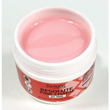 Gel Resolute Beltrat 14g UV LED Para Alongamento De Unhas Gel Construtor Variação:Pink Charm