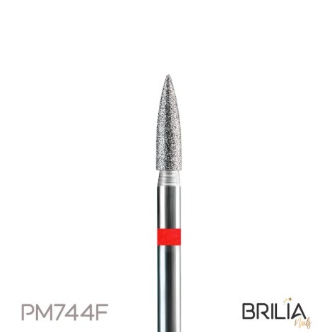 Broca Diamantada Tungstênio Brilia Nails Para Unhas Nail Designer Profissional Variação:PM744F