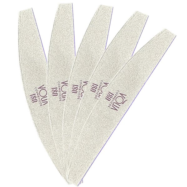 Lixa Vólia Para Unhas Gramatura 150 Ou 180 Gel Fibra Acrílico Profissional Variação:180