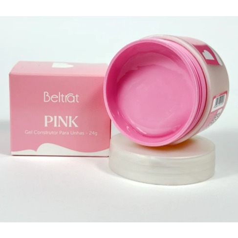 Gel Construtor Beltrat 24g UV LED Para Alongamento De Unhas Nude Pink Branco Clear Variação:Pink