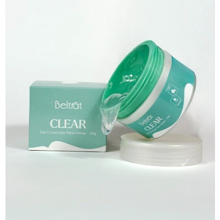 Gel Construtor Beltrat 24g UV LED Para Alongamento De Unhas Nude Pink Branco Clear Variação:Clear