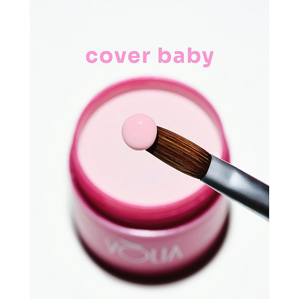 Pó Acrílico Vólia 30g Alongamento Unhas Acrílicas Fibra Molde Profissional Variação:Cover Baby