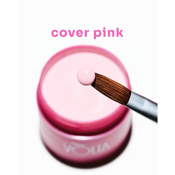 Pó Acrílico Vólia 30g Alongamento Unhas Acrílicas Fibra Molde Profissional Variação:Cover Pink