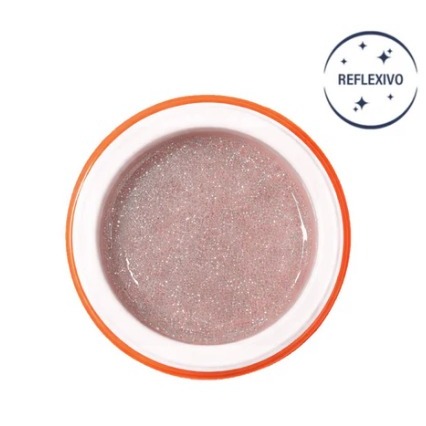 Gel Bluwe 30g UV LED Para Alongamento De Unhas Construtor Gummy Shine Profissional Variação:Gel Gummy Bege Flash
