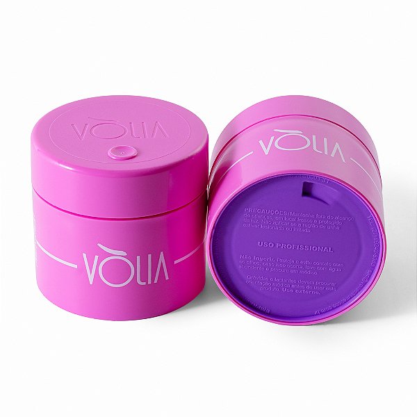 Pote Eco Vòlia 30g Reutilizável Para Gel Refil Alongamento De Unhas Variação:Rosa