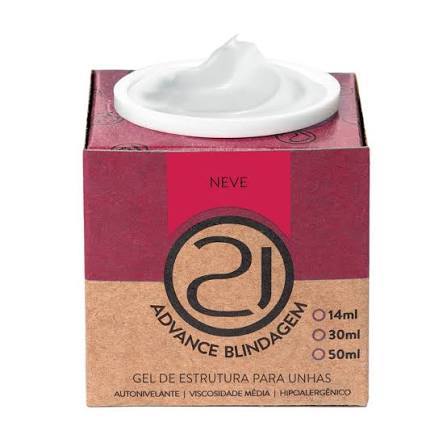 Gel Blindagem Ecoline Advance 32g UV LED Para Unhas Banho De Gel Alongamento Variação:Neve