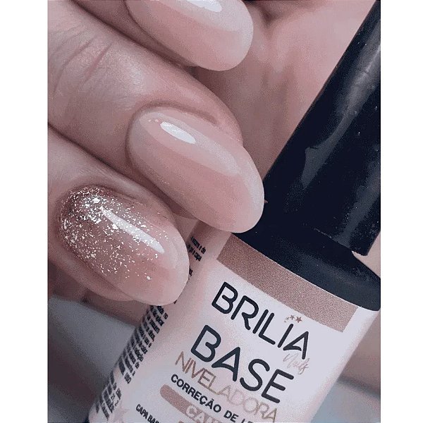 Base Niveladora Brilia 10ml Para Unhas Gel UV LED Blindagem Alongamento Variação:Base Niveladora Camel