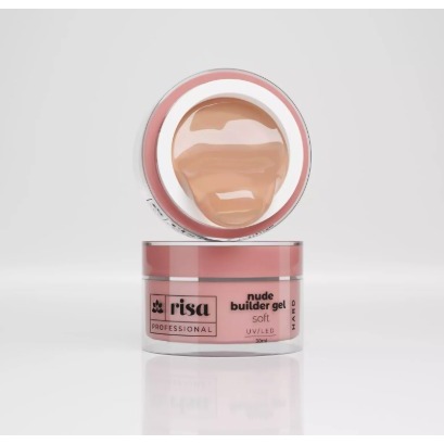 Gel Builder Hard Risa 50g UV LED Para Alongamento De Unhas Variação:Soft