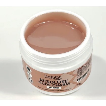 Gel Resolute Beltrat 14g UV LED Para Alongamento De Unhas Gel Construtor Variação:Nude Charm