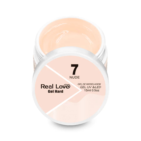 Gel Hard Real Love 15ml UV LED Para Alongamento De Unhas Profissional Variação:07