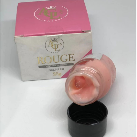 Gel AGL Nails 25g UV LED Para Alongamento De Unhas Fibra Molde F1 Variação:Gel Rouge