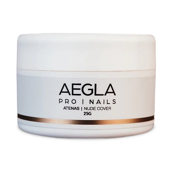 Gel Aegla 25g UV LED Para Alongamento De Unhas Katerine Santorini Troia Atenas Variação:Atenas | Nude Cover