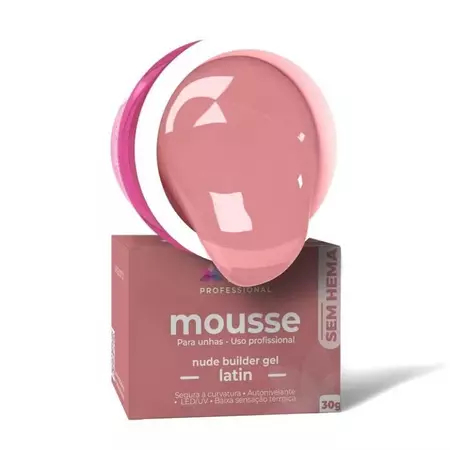 Gel Mousse Risa 30g Sem HEMA UV LED Para Alongamento De Unhas Variação:Latin