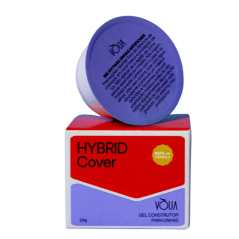 Gel Construtor Volia Blister 24g Alongamento Fibra Molde F1 UV LED Variação:Hybrid Cover