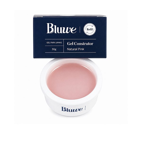 Gel Bluwe Refil 30g UV LED Para Alongamento De Unhas Nail Designer Variação:Natural Pink