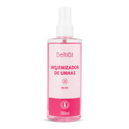 Higienizador De Unhas Beltrat 260ml Spray Para Limpeza Nail Designer Variação:Floral