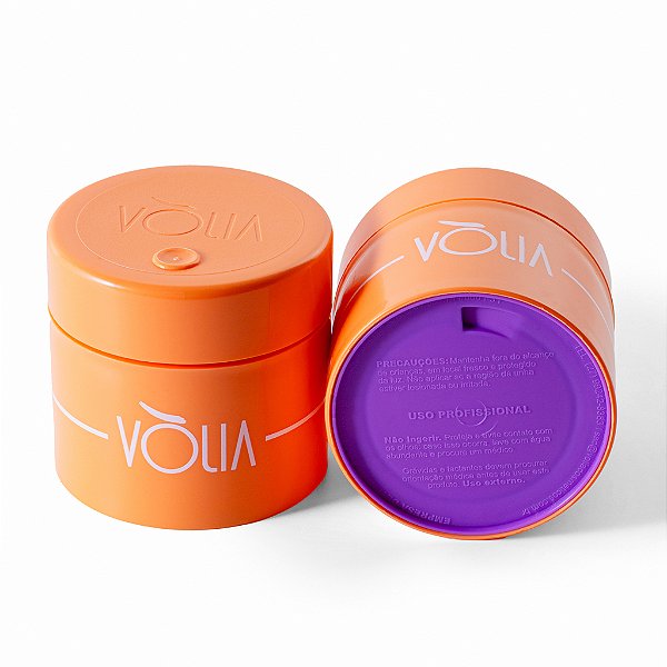 Pote Eco Vòlia 30g Reutilizável Para Gel Refil Alongamento De Unhas Variação:Laranja