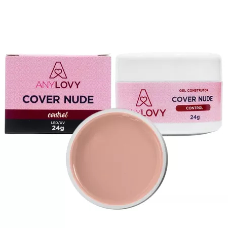 Gel Anylovy 24g UV LED Para Alongamento De Unhas Construtor Control Cover Nude Variação:Control Cover Nude
