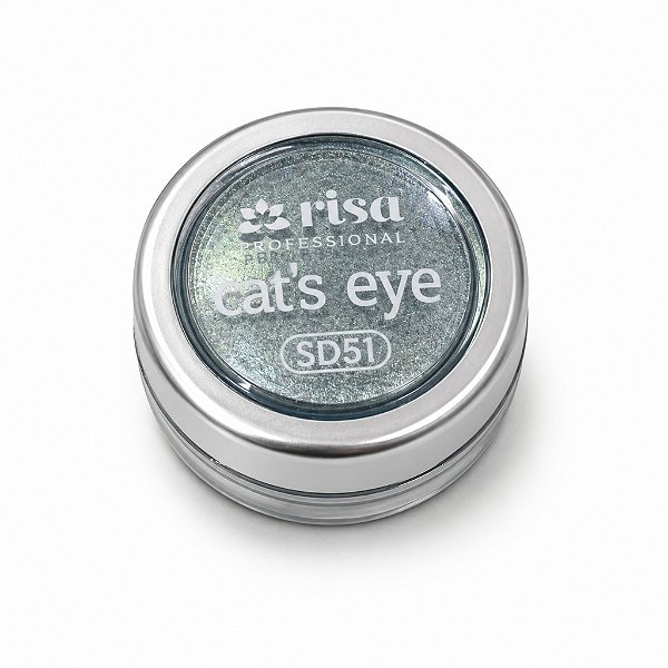 Risa Pó Cat’s Eye Magnético Cromado Para Unhas Efeito Olho De Gato Nail Art Variação:SD51