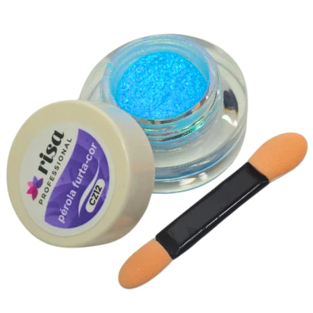 Risa Aurora Pérola Furta-Cor Pigmento 3g Para Decoração De Unhas Efeito Perolado Variação:CZ12