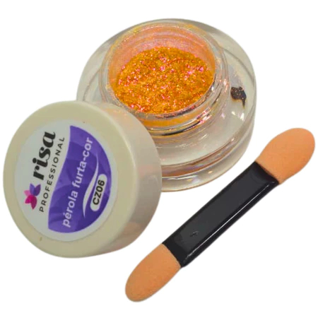 Risa Aurora Pérola Furta-Cor Pigmento 3g Para Decoração De Unhas Efeito Perolado Variação:CZ06