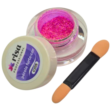 Risa Aurora Pérola Furta-Cor Pigmento 3g Para Decoração De Unhas Efeito Perolado Variação:CZ05