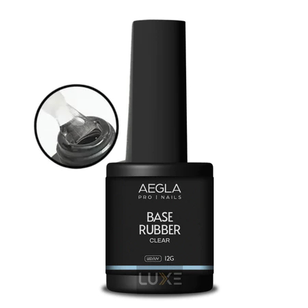 Base Rubber Aegla Pro 12g UV LED Para Unhas Blindagem Nivelamento Profissional Variação:Clear