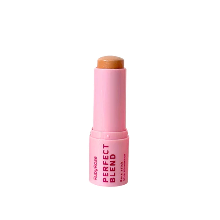 Ruby Rose Base Stick Perfect Blend 6,68g Bastão Cobertura Média Alta Pele Natural Variação:FS30