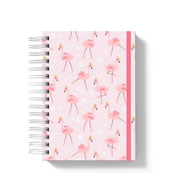 Caderno A5: Flamingo