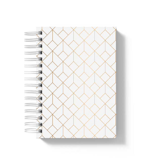 Controle Financeiro: Geométrico Dourado