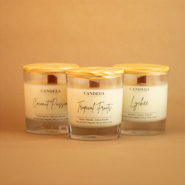 Kit Velas Coleção Tropical Joy