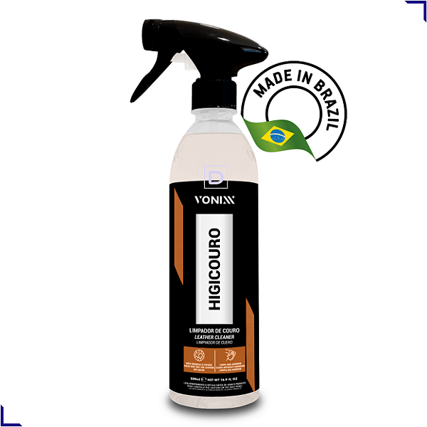 Limpador Higienizador De Couro Higicouro Carro Vonixx 500ml