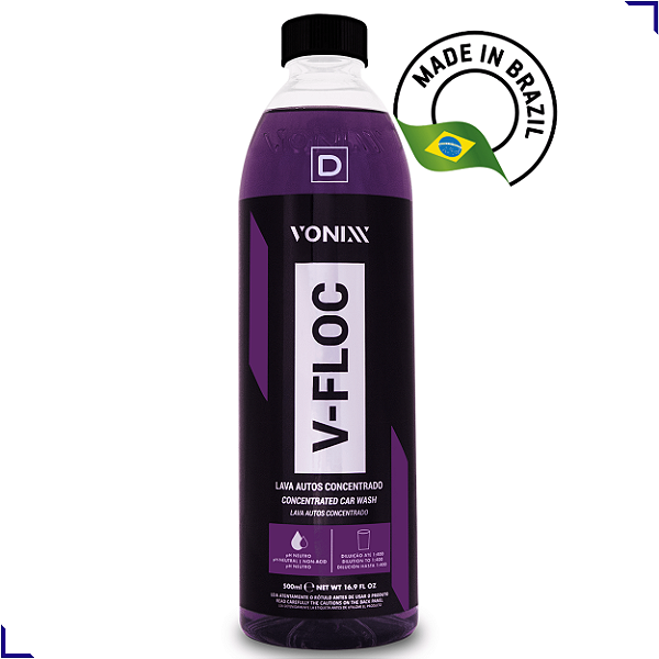 V-FLOC SHAMPOO AUTOMOTIVO CONCENTRADO 500ML