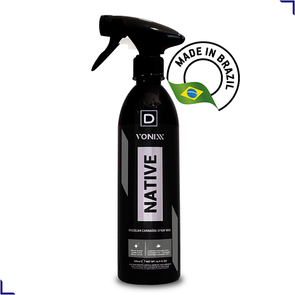 Native Spray Wax Cera De Carnaúba Liquida 500ML