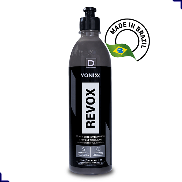 REVOX SELANTE SINTÉTICO PRETINHO PNEU PROVA D 'ÁGUA 500ML