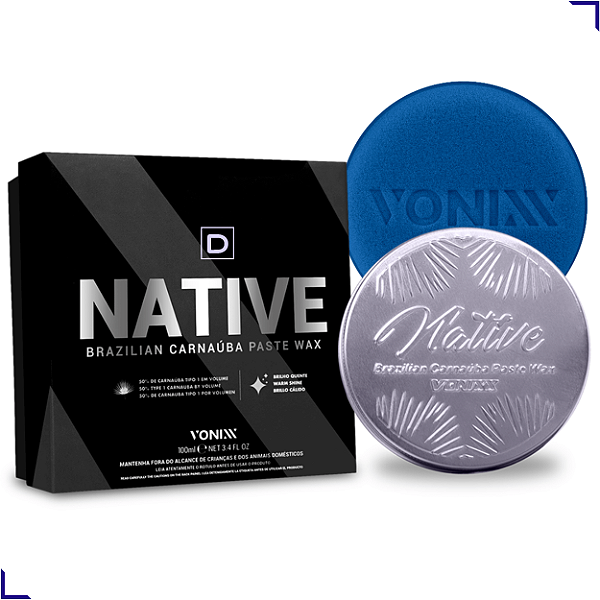 NATIVE PASTE CERA DE CARNAÚBA TIPO 1 PREMIUM VONIXX 100ML