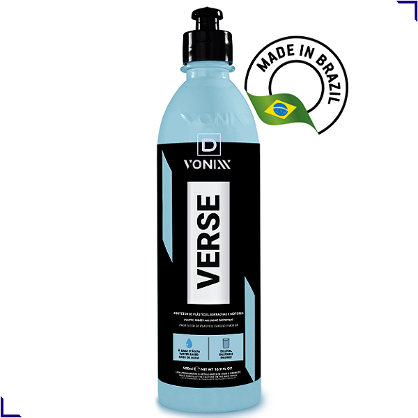 VERSE PROTETOR DE PLÁSTICOS, BORRACHAS E MOTORES 500ML