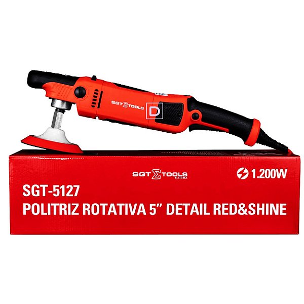 POLITRIZ ROTATIVA 5 DETAIL SGT5127 REDESHINE 1.200 WATTS 110V