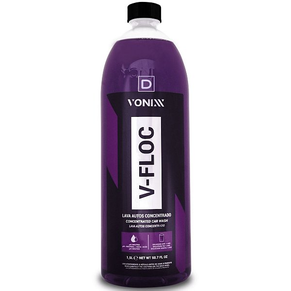 V-FLOC SHAMPOO AUTOMOTIVO CONCENTRADO 1,5 LITROS