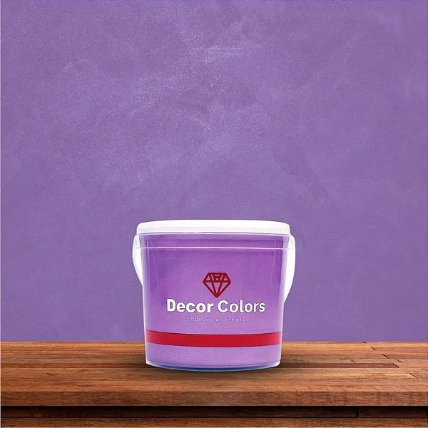 Cimento Diamantado Aveludado Lilás 3,2 kg Decor Colors