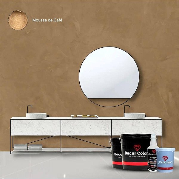 Kit Cimento Queimado Azulejo Mousse de Café 5 kg